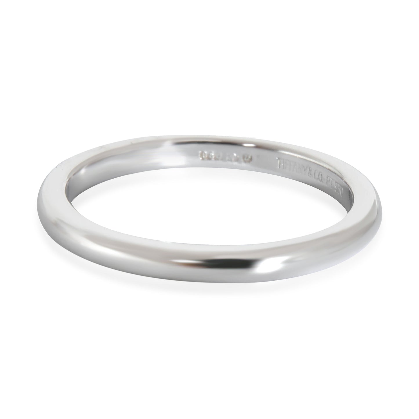 Tiffany 2mm Forever Band in  Platinum