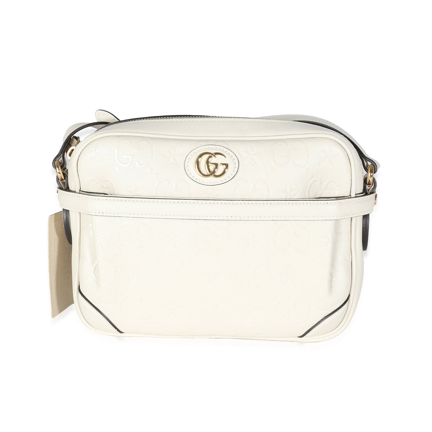 Ivory Calfskin GG Star Crossbody