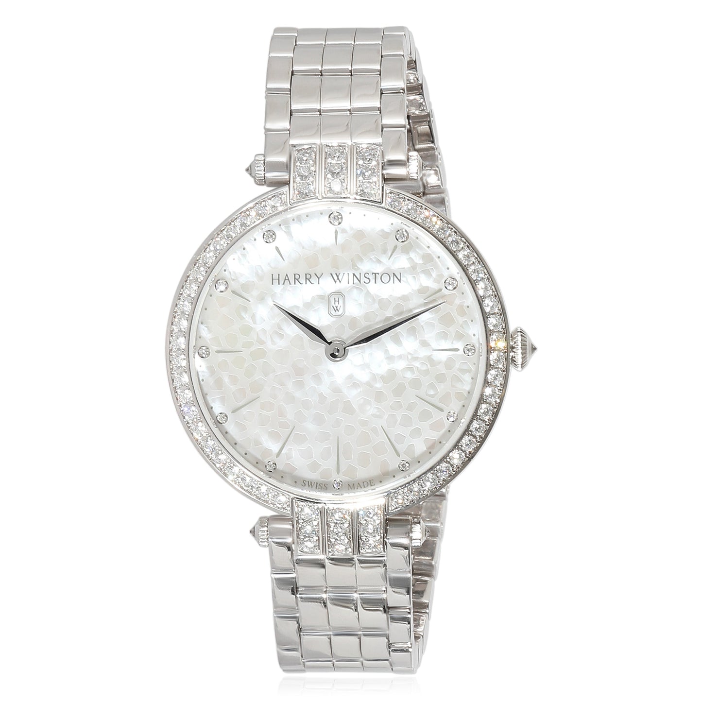 Preimier PRMQHM36WW002 Unisex Watch in 18k White Gold