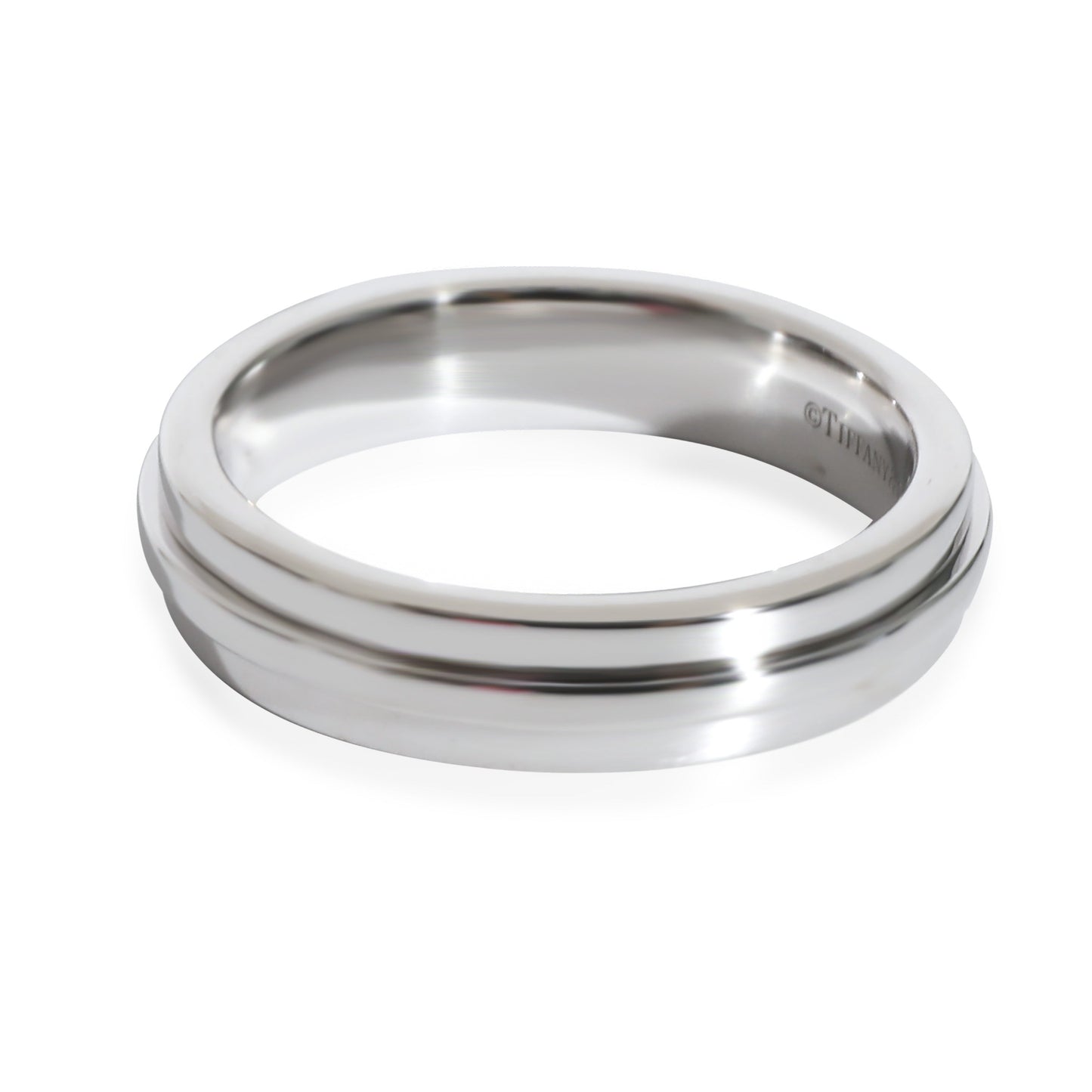 Tiffany T Narrow Ring in 18k White Gold