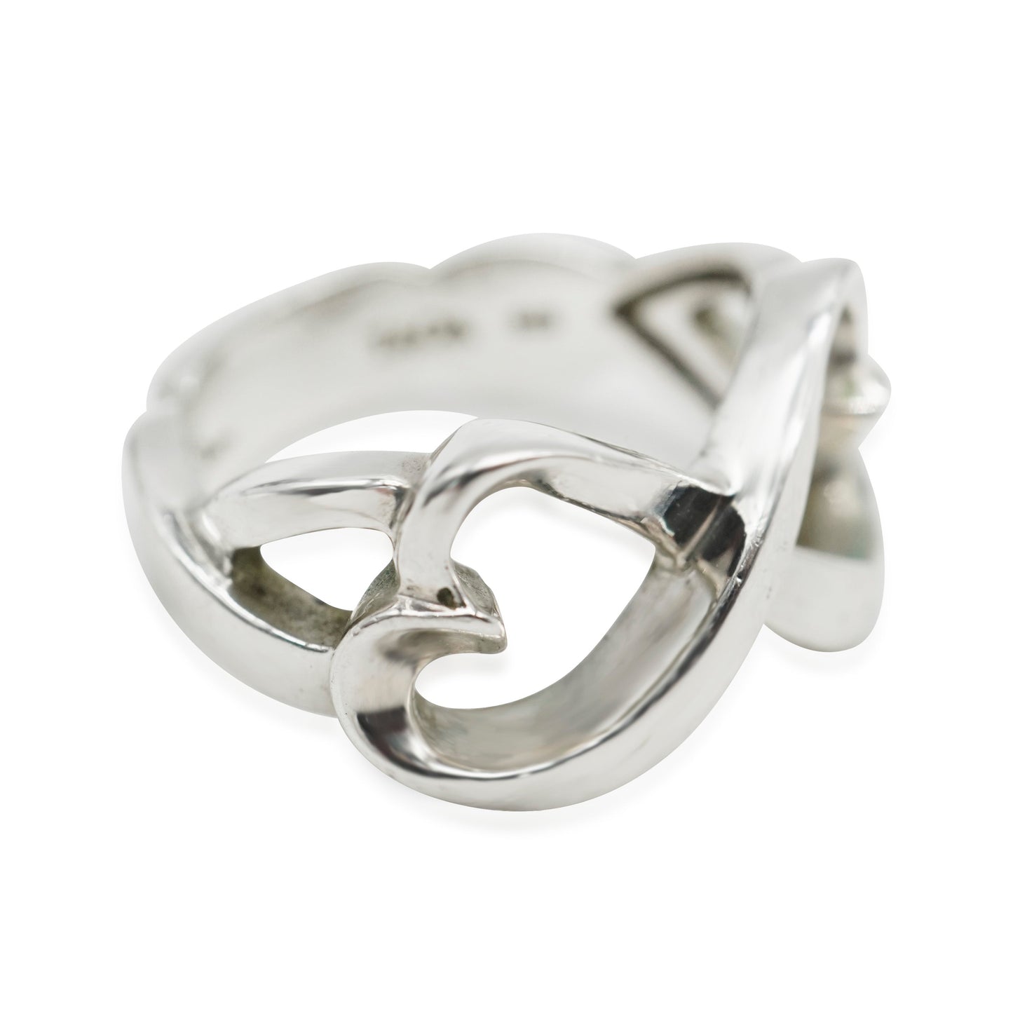 Tiffany Paloma Picasso Loving Heart Infinity Ring in Sterling Silver