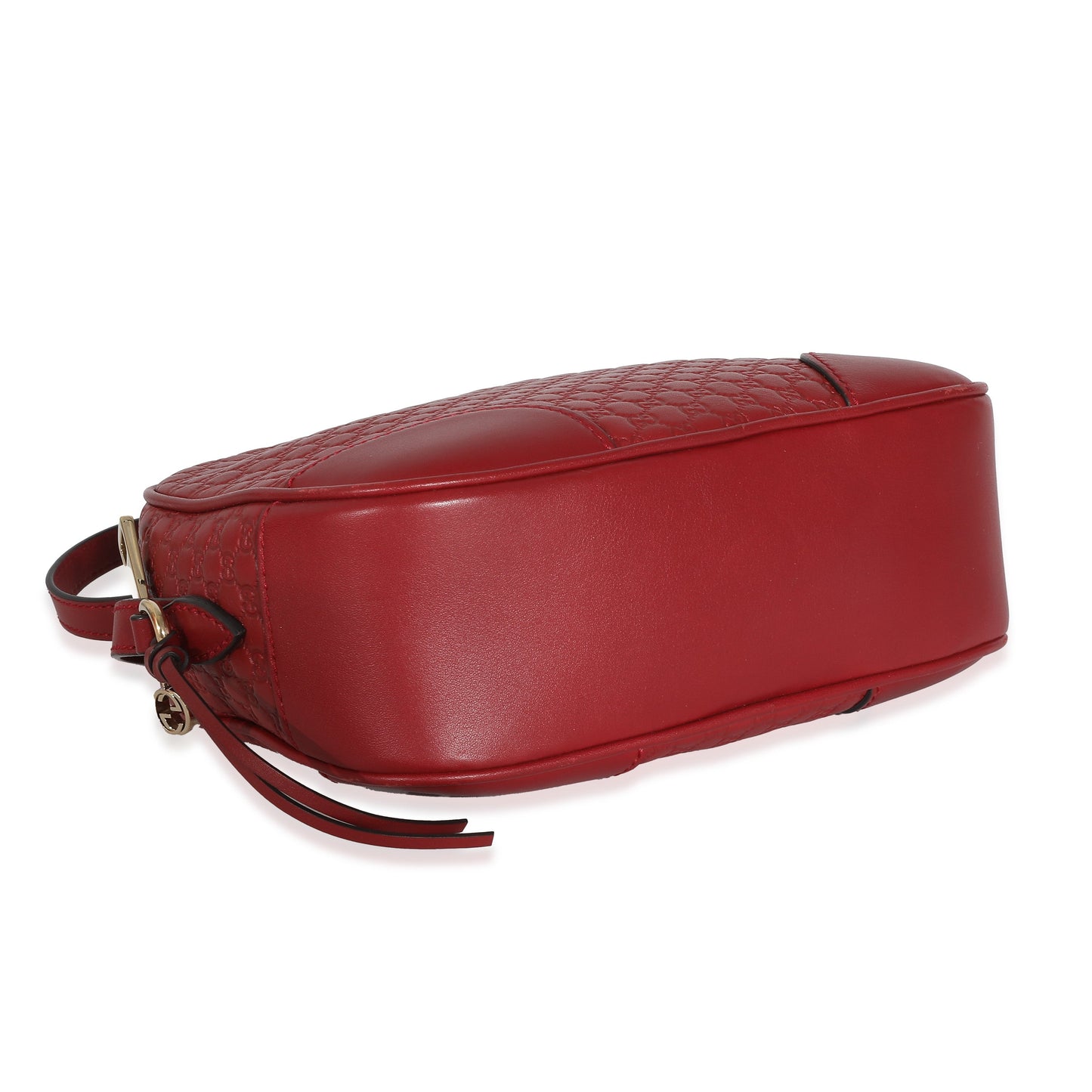 Red Microguccissima Leather Mini Bree Messenger