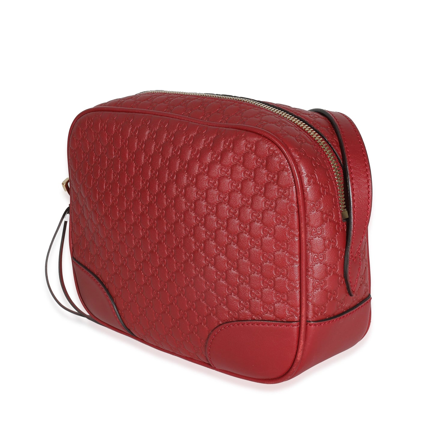 Red Microguccissima Leather Mini Bree Messenger