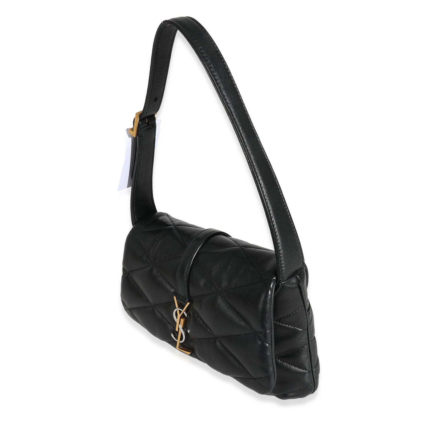 Black Quilted Lambskin Le 57 Hobo