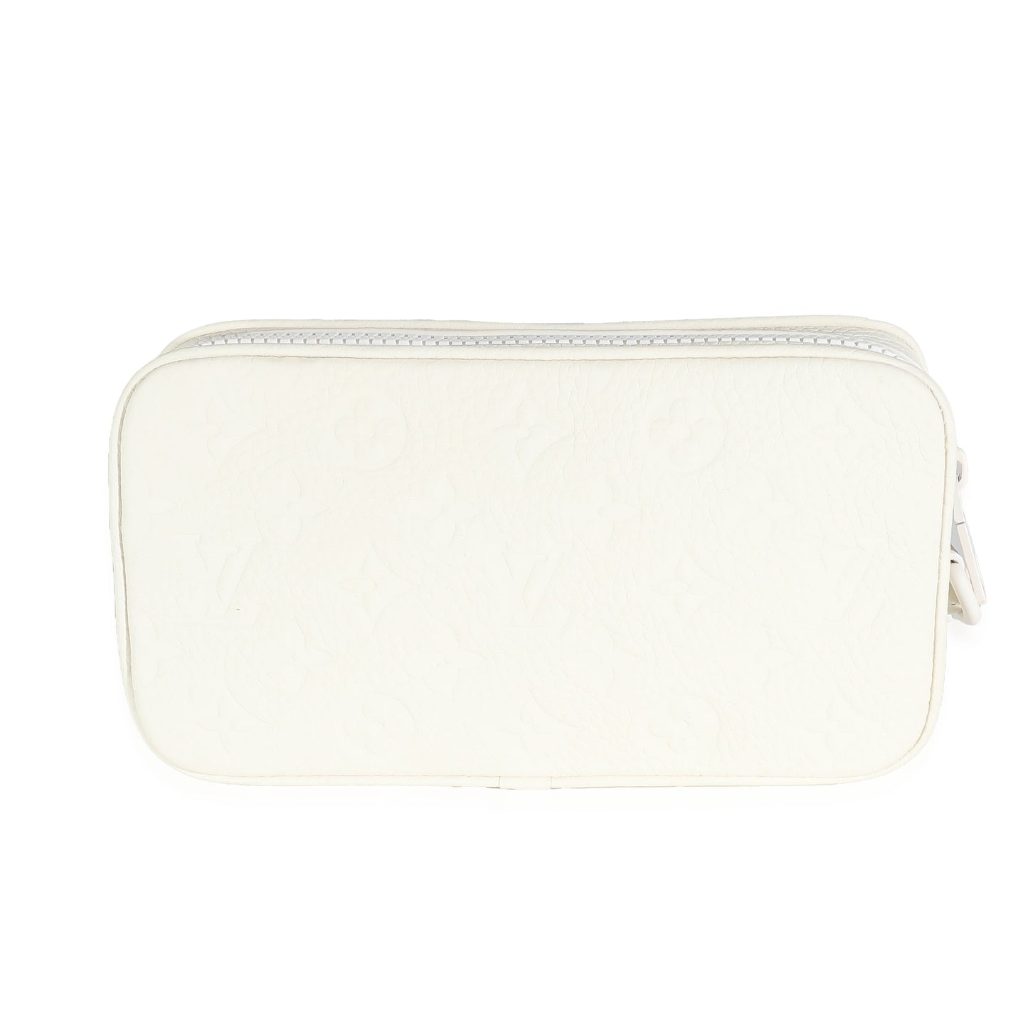 White Monogram Taurillon Pochette Volga