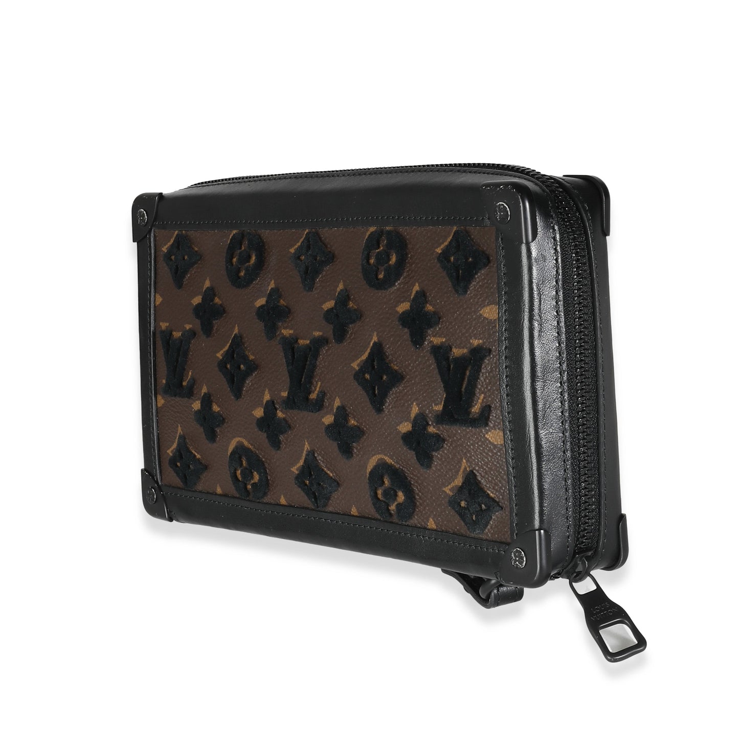 Tuffetage Monogram Canvas Soft Trunk Clutch