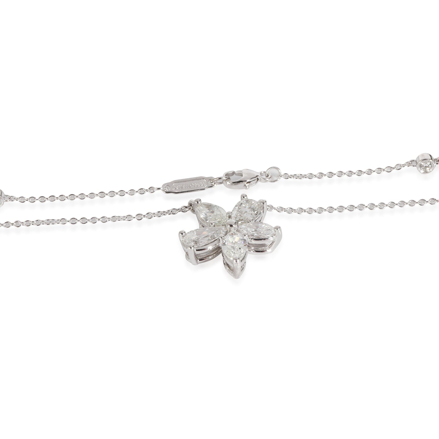 Victoria Necklace in  Platinum 2.90 CTW