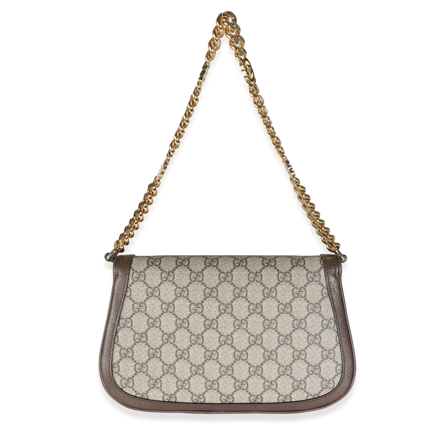 Beige GG Supreme Canvas Blondie Shoulder Bag