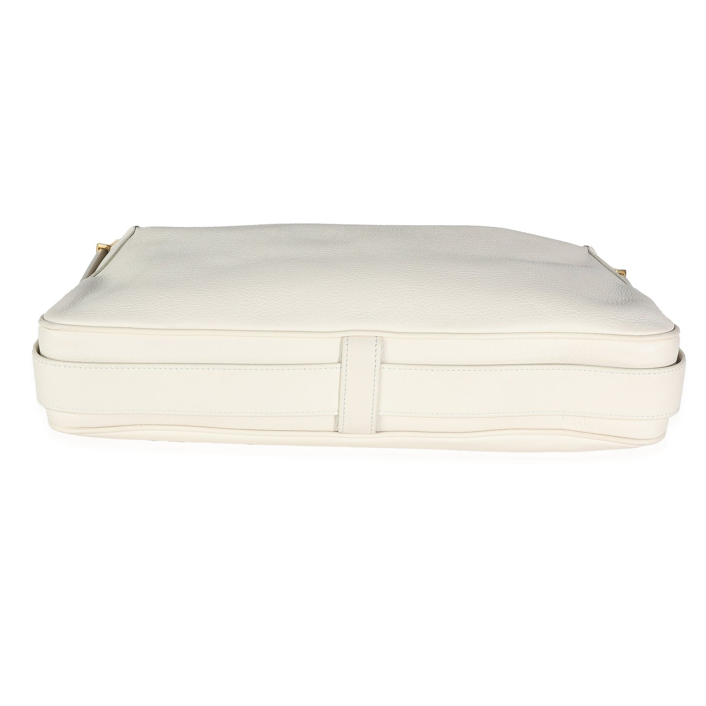 White Supple Calfskin Medium Romy