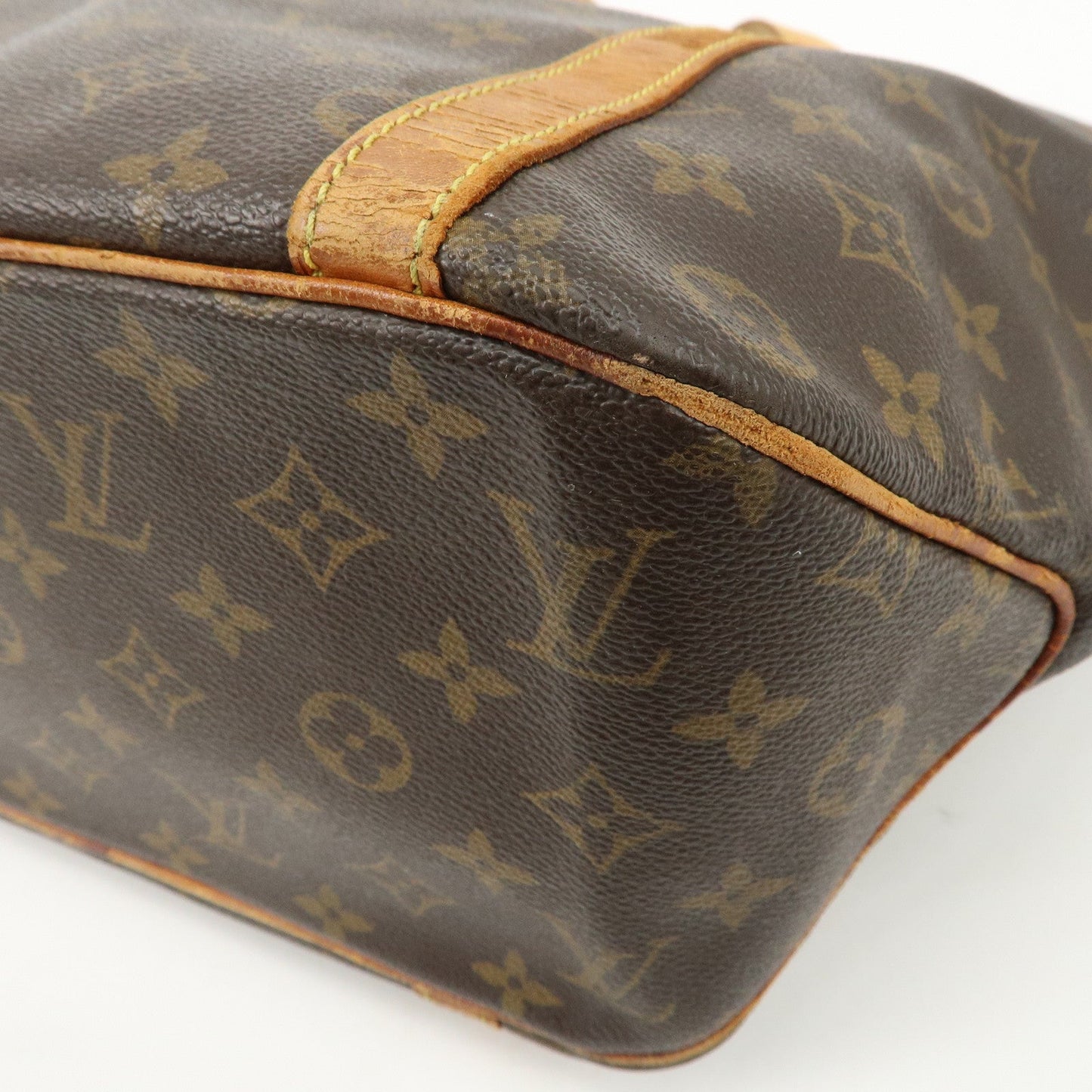 Louis Vuitton Monogram Sac Shopping Shoulder Bag Brown M51108