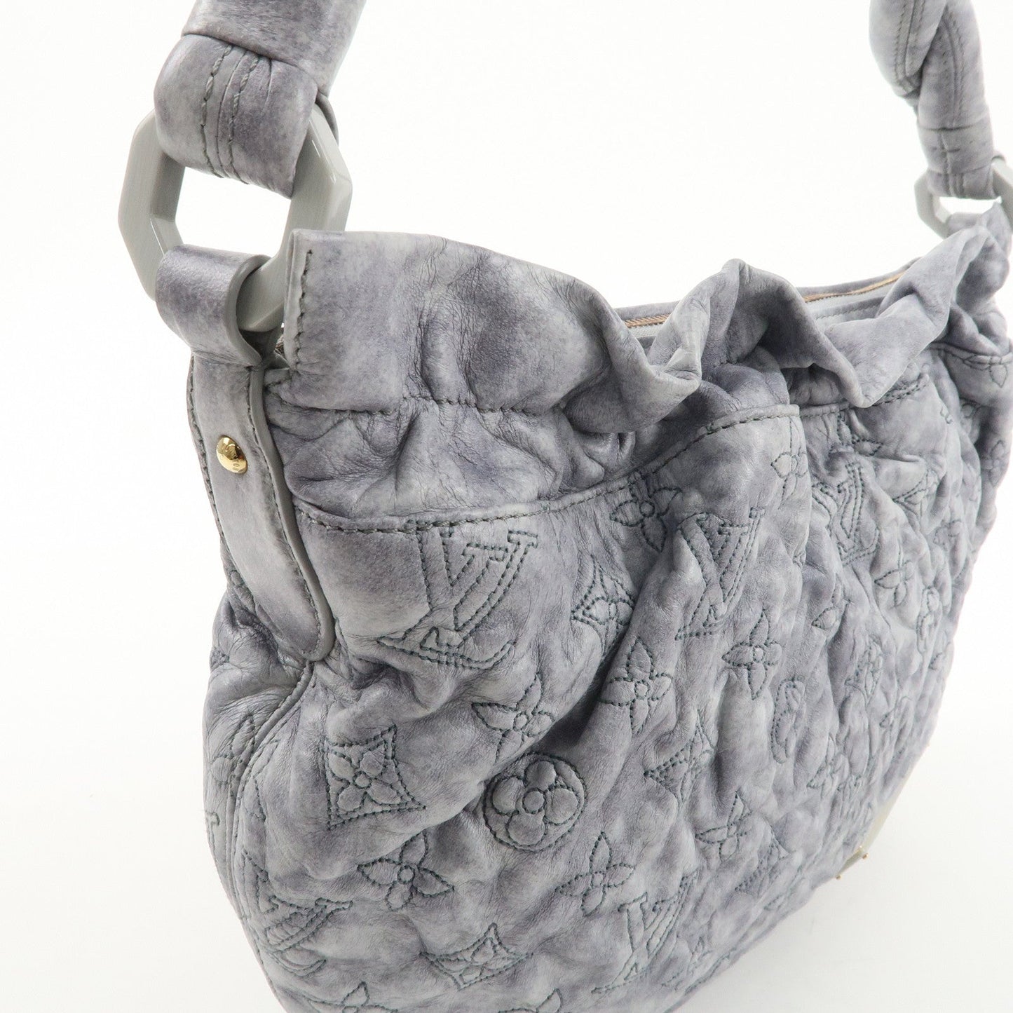 Louis Vuitton Monogram Olympe Nimbus PM Shoulder Bag M95475 Gray