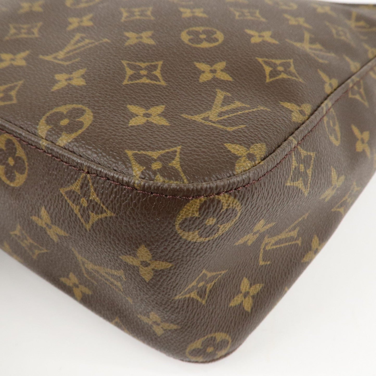 Louis Vuitton Monogram Looping GM Shoulder Bag Brown M51145