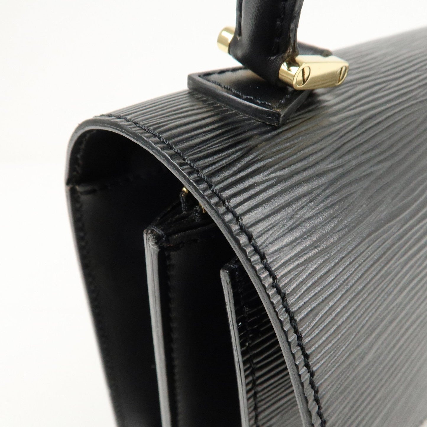 Louis Vuitton Epi Concorde Hand Bag Noir Black M52132