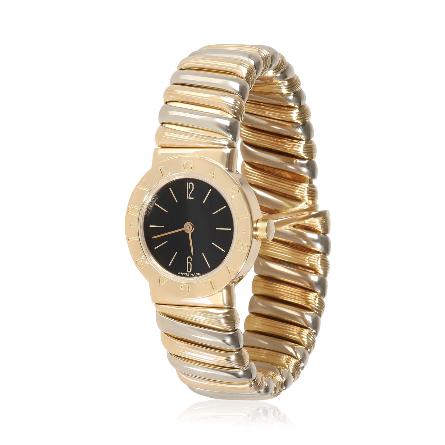 Tubogas BB 23 2T Womens Watch in 18kt White Gold/Yellow Gold