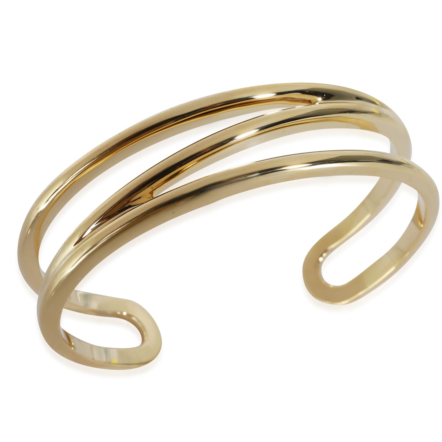 ZigZag Cuff Bracelet in 18KT Yellow Gold