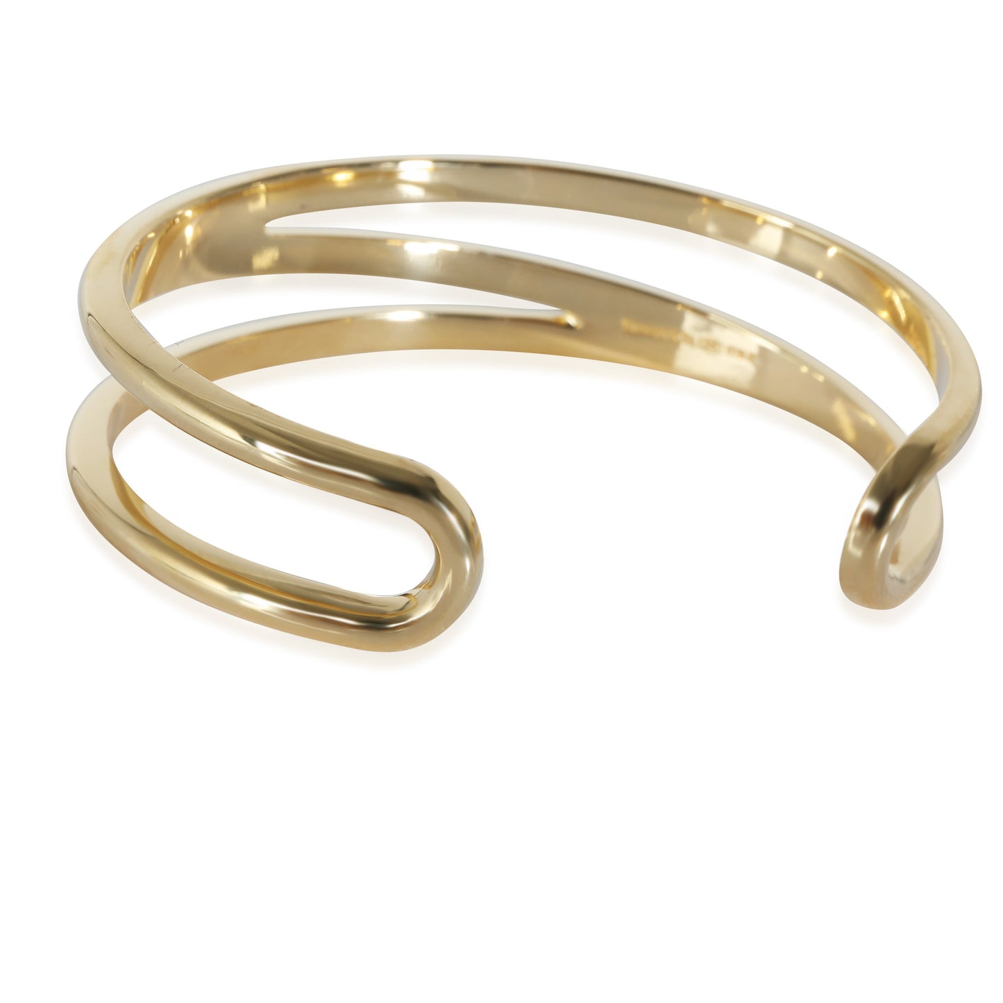 ZigZag Cuff Bracelet in 18KT Yellow Gold