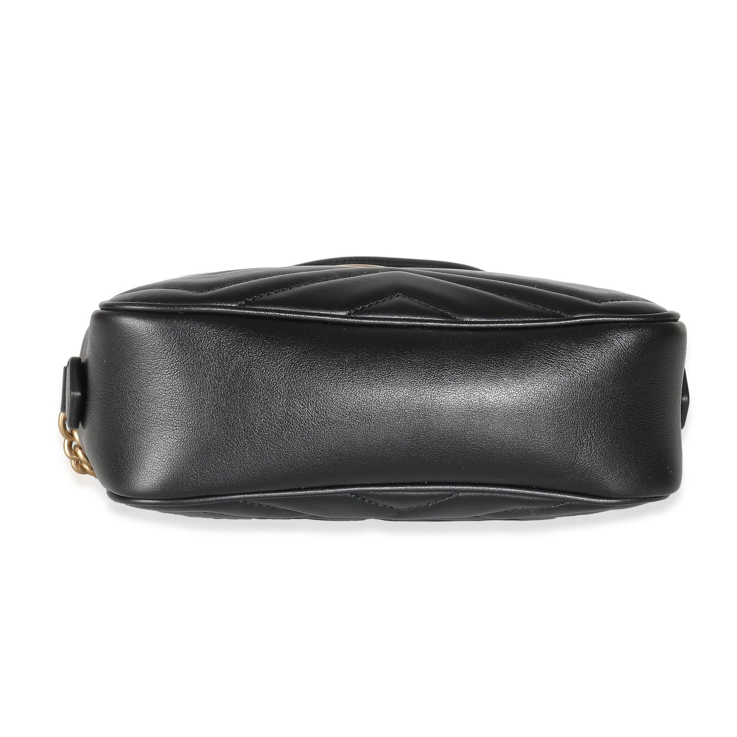 Black Matelasse Mini GG Marmont Camera Bag