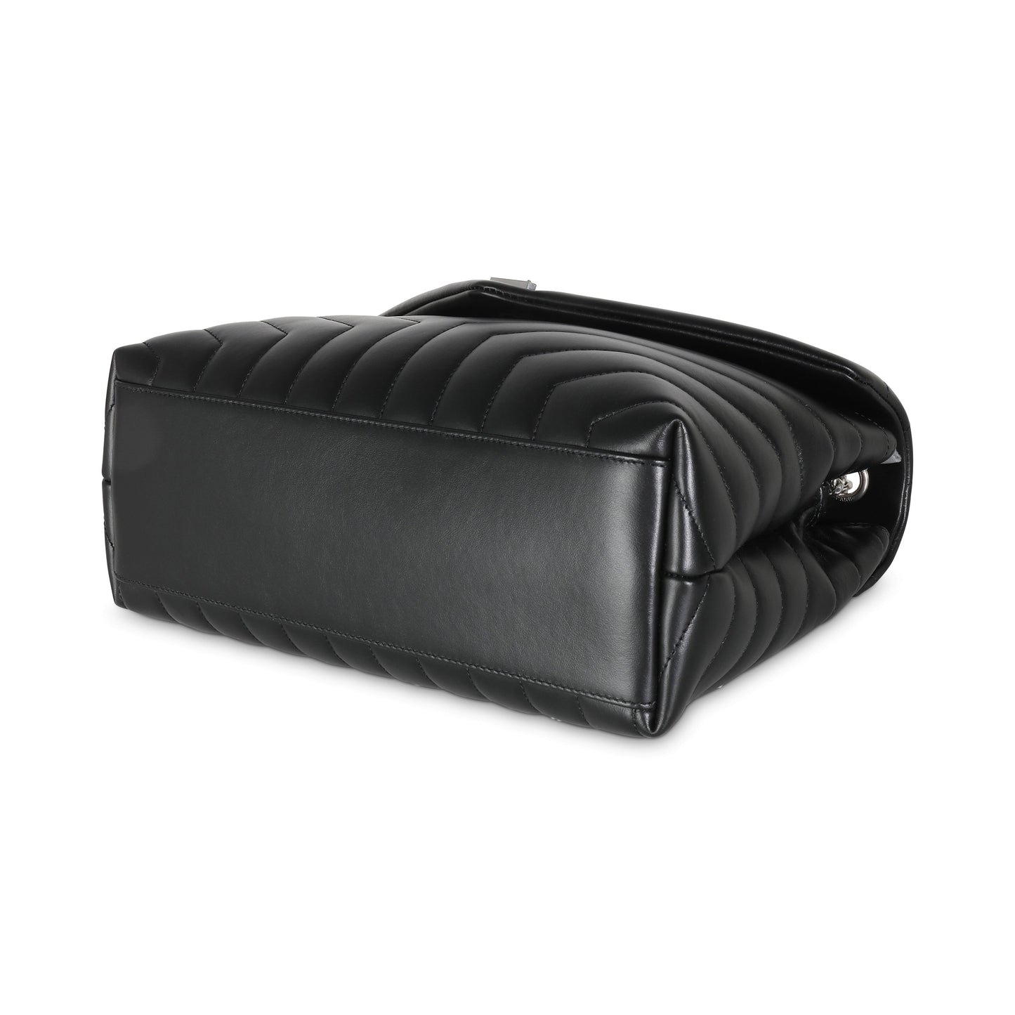 Black Matelassé Lambskin Medium Loulou