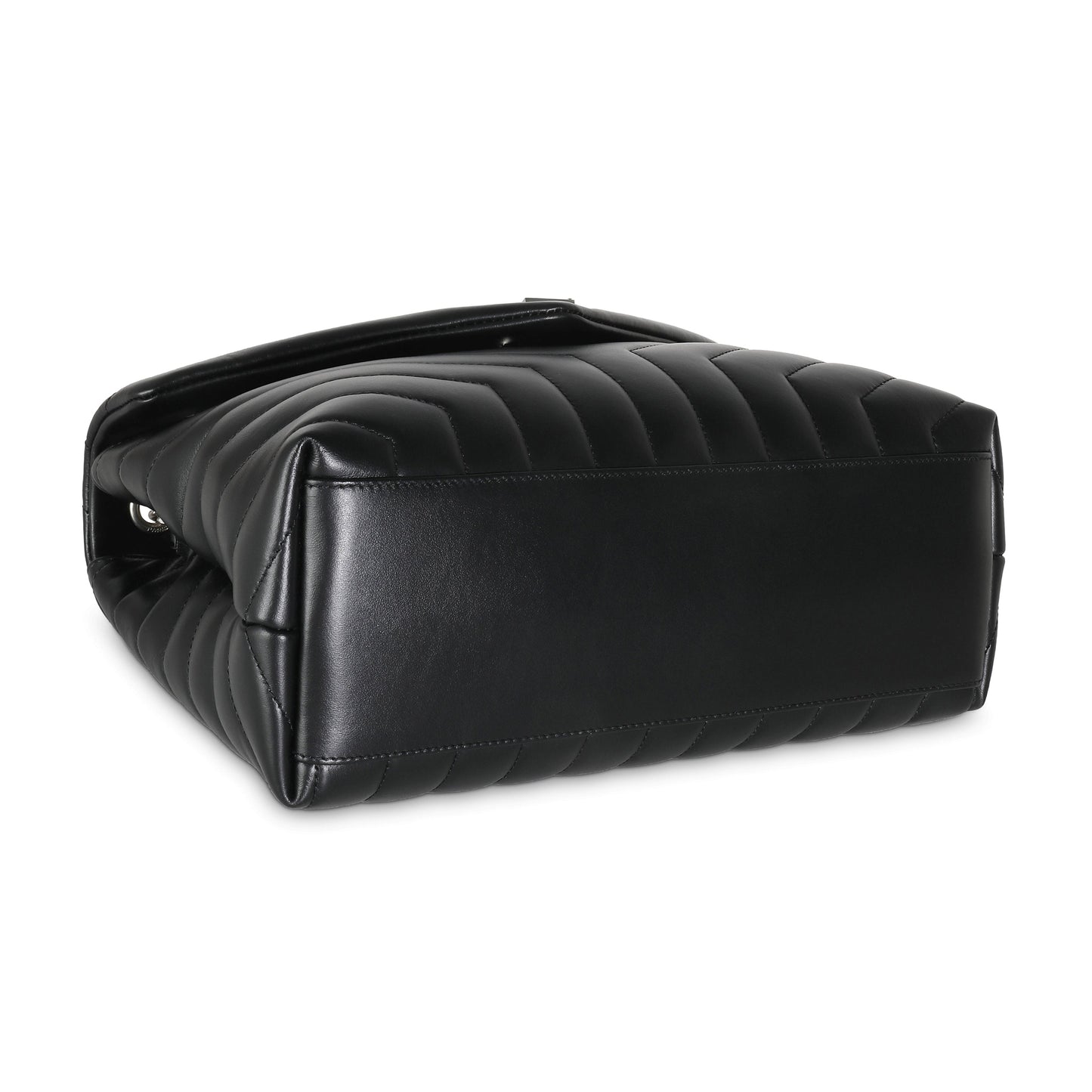 Black Matelassé Lambskin Medium Loulou