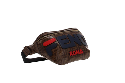 Fendi X Fila Zucca Print Coated Canvas Waist Bag FW18 Collection