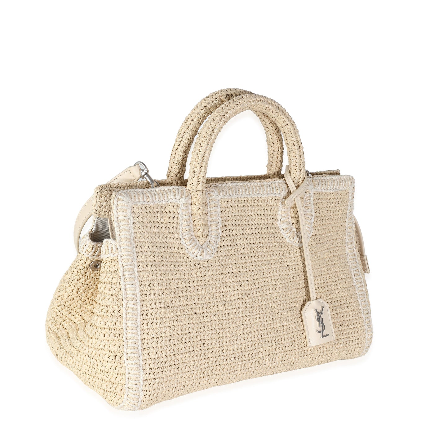 Natural Raffia Small Rive Gauche Cabas