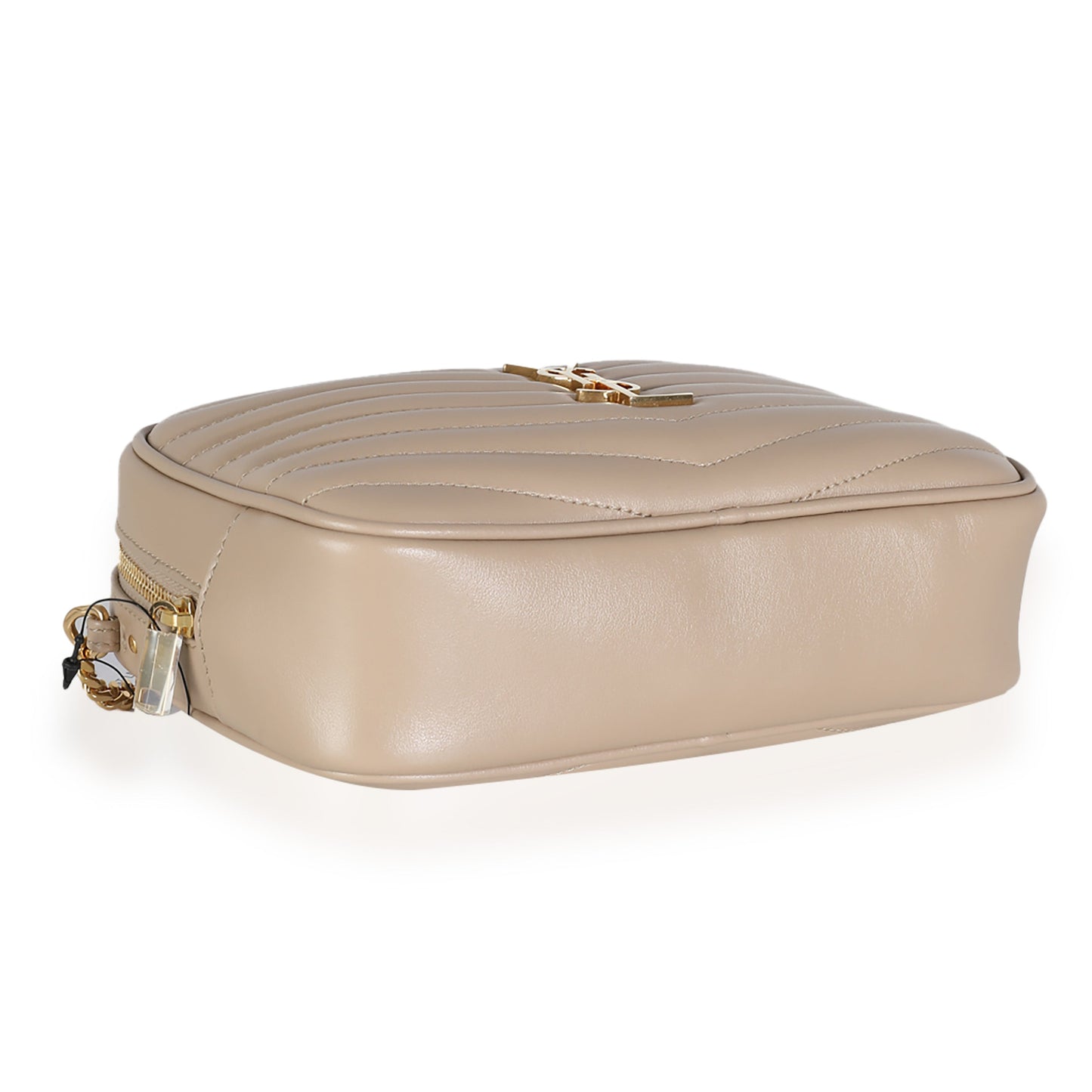 Beige Grain De Poudre Matelasse Monogram Mini Lou Camera Bag