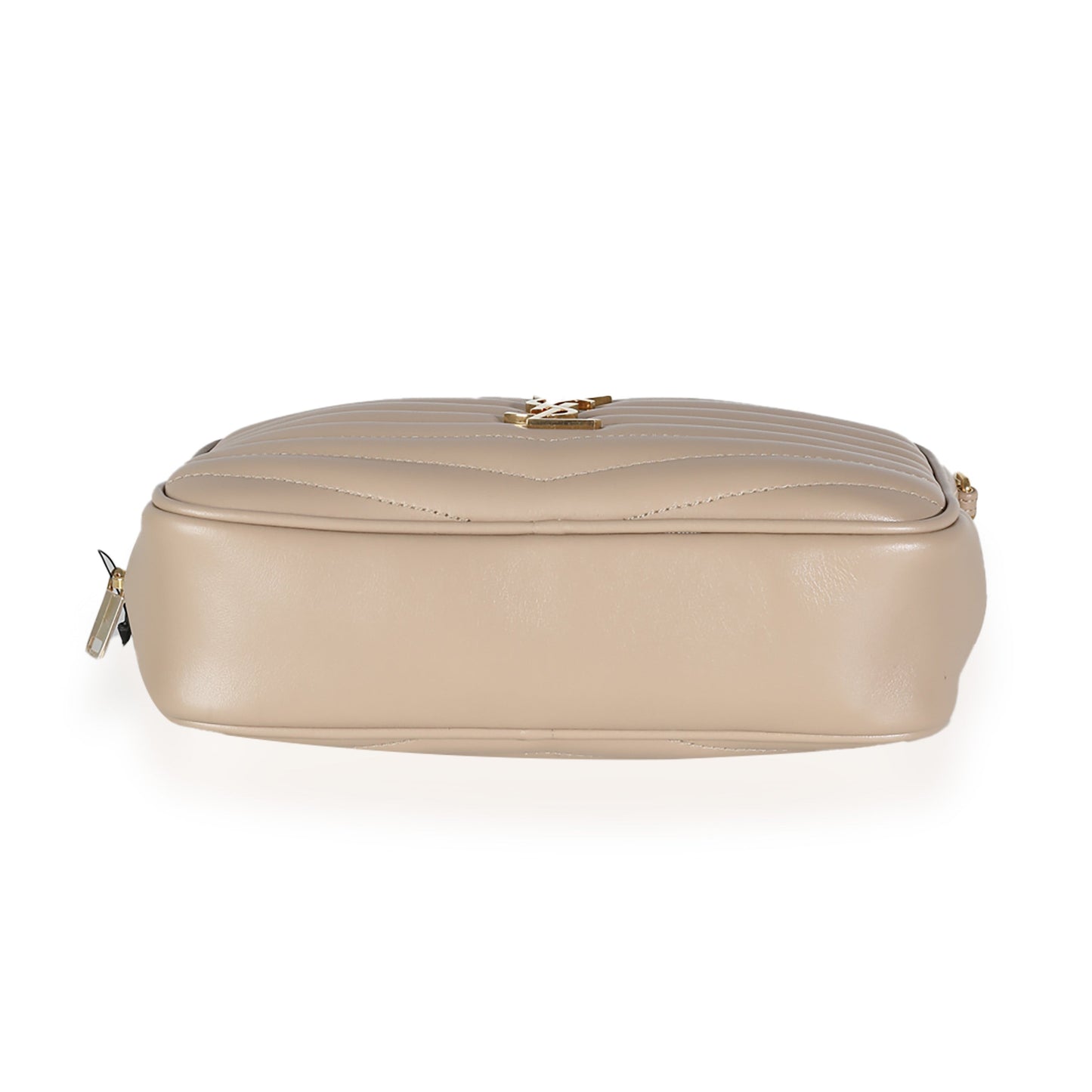 Beige Grain De Poudre Matelasse Monogram Mini Lou Camera Bag