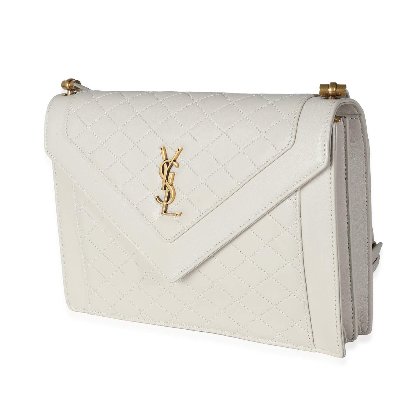 Crema Soft Quilted Lambskin Mini Gaby Satchel