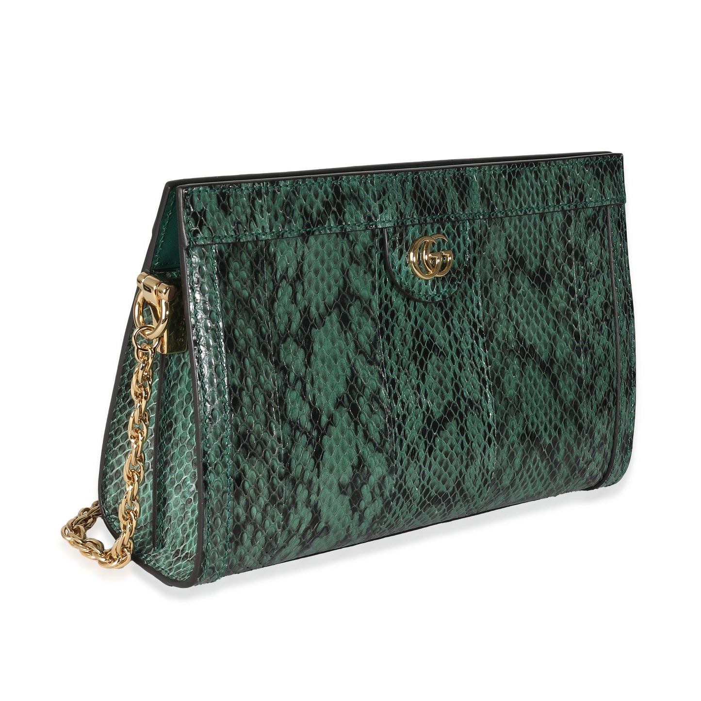 Green Python Small GG Ophidia Chain Bag