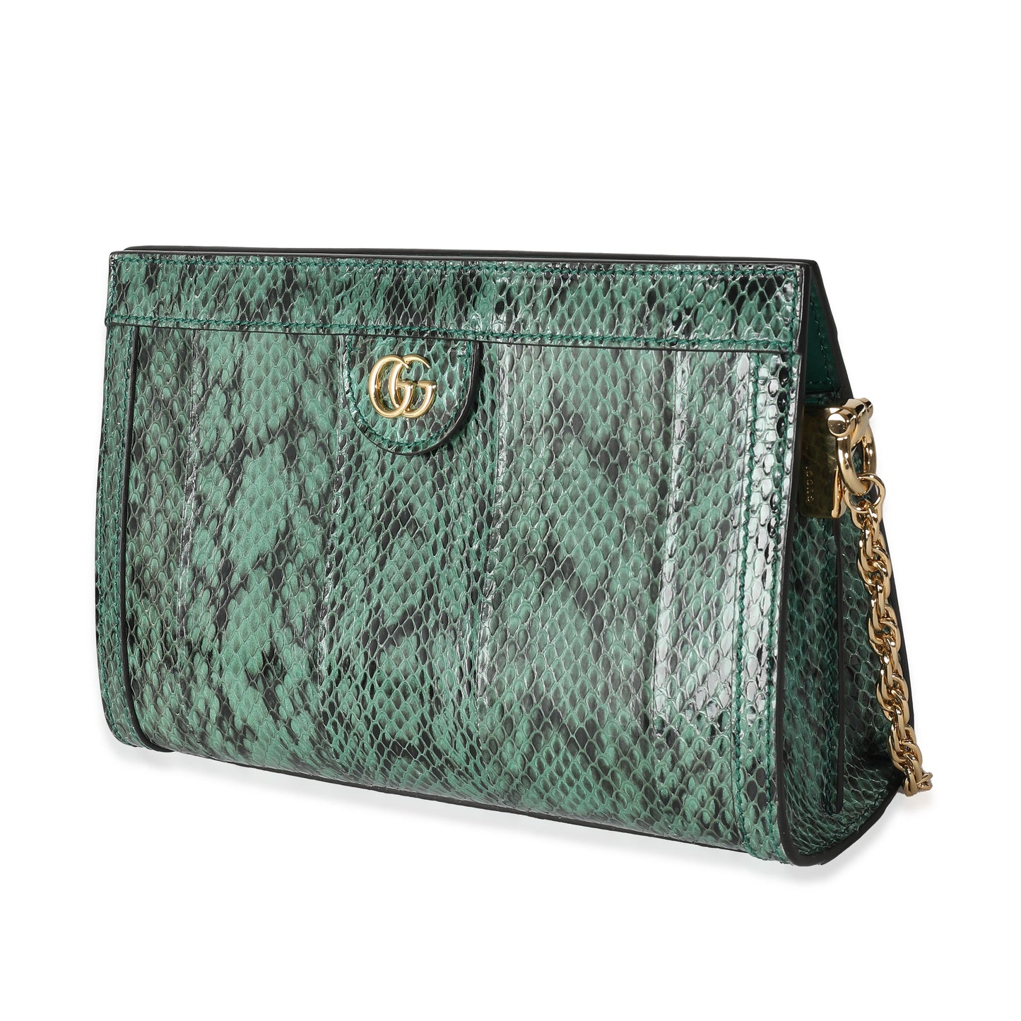 Green Python Small GG Ophidia Chain Bag