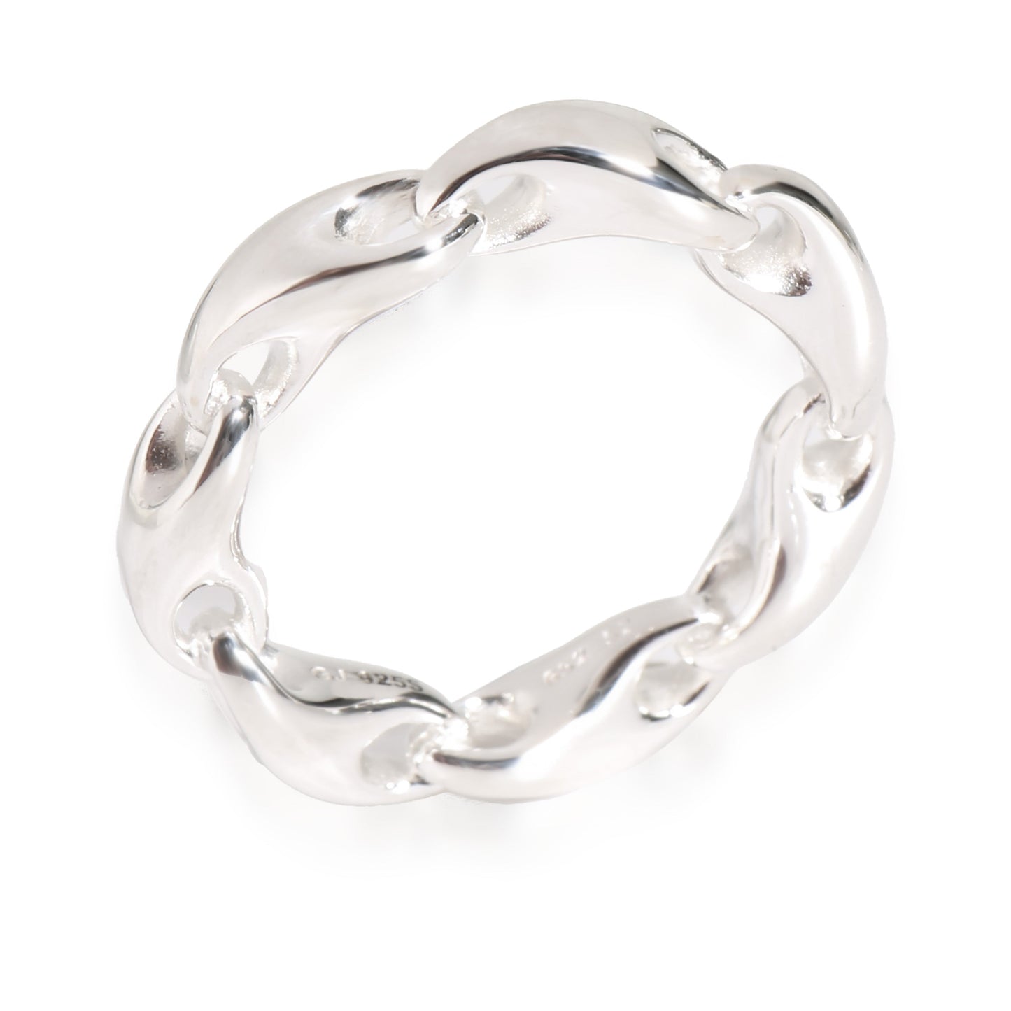 Reflection Eternity Ring in Sterling Silver