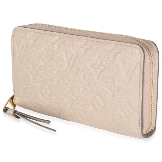 Turtledove Monogram Empreinte Zippy Wallet