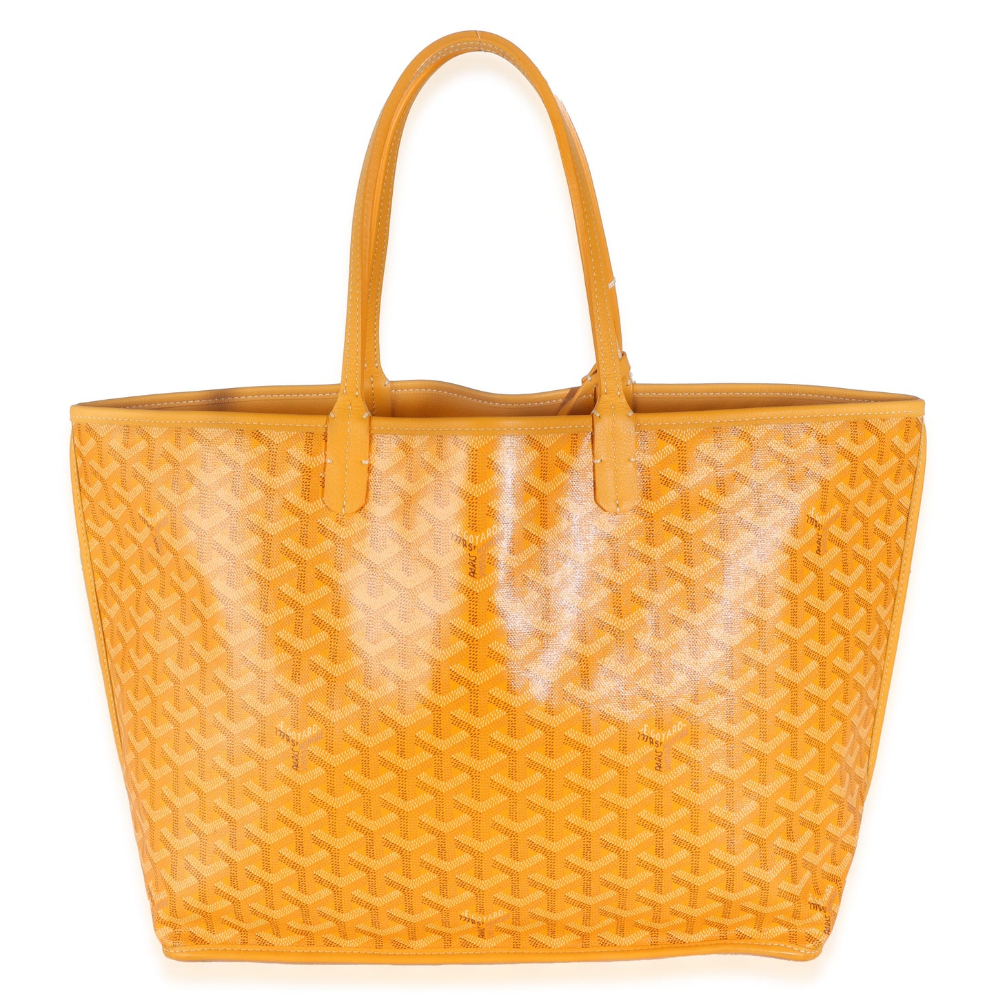 Yellow Goyardine Canvas Reversible Artois PM