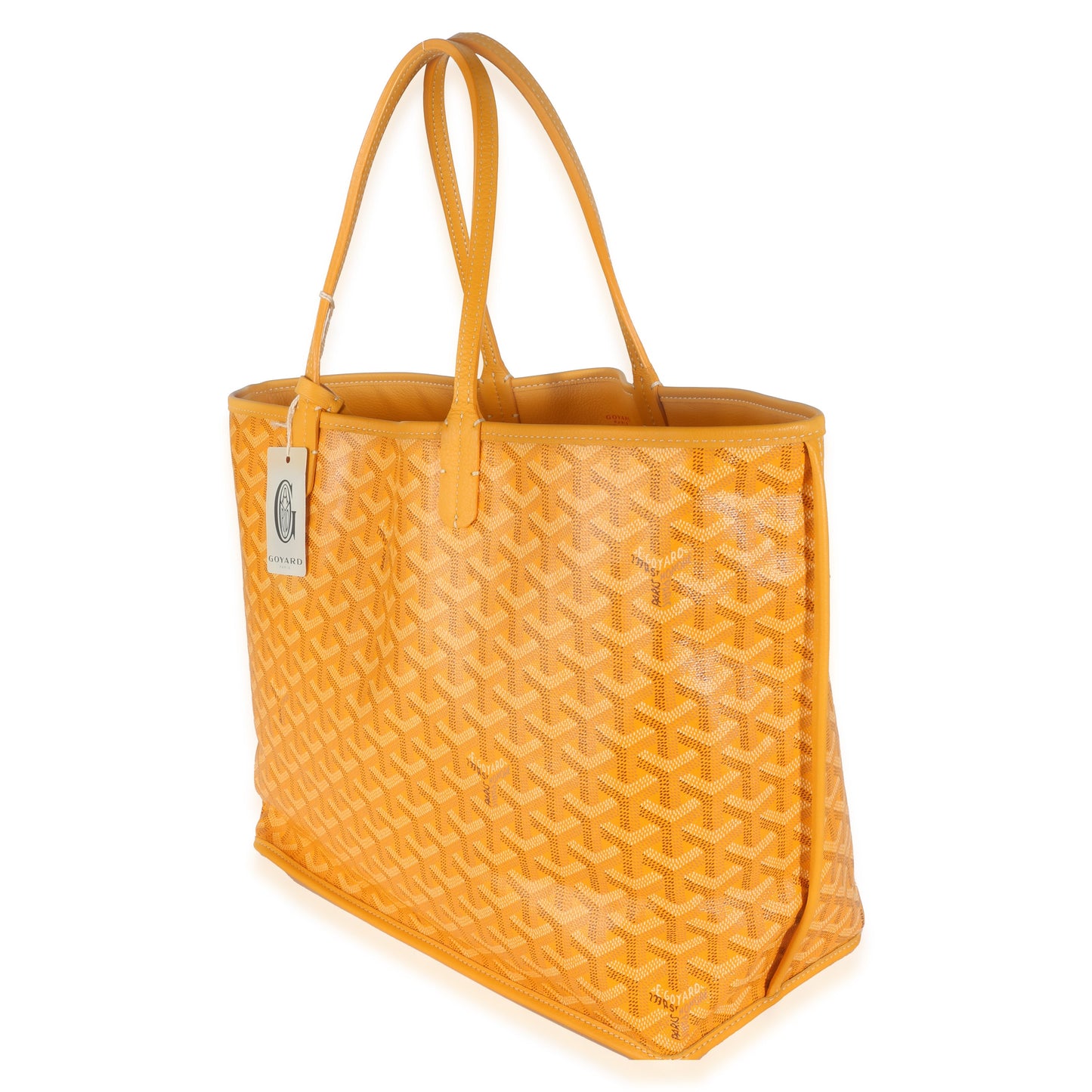 Yellow Goyardine Canvas Reversible Artois PM