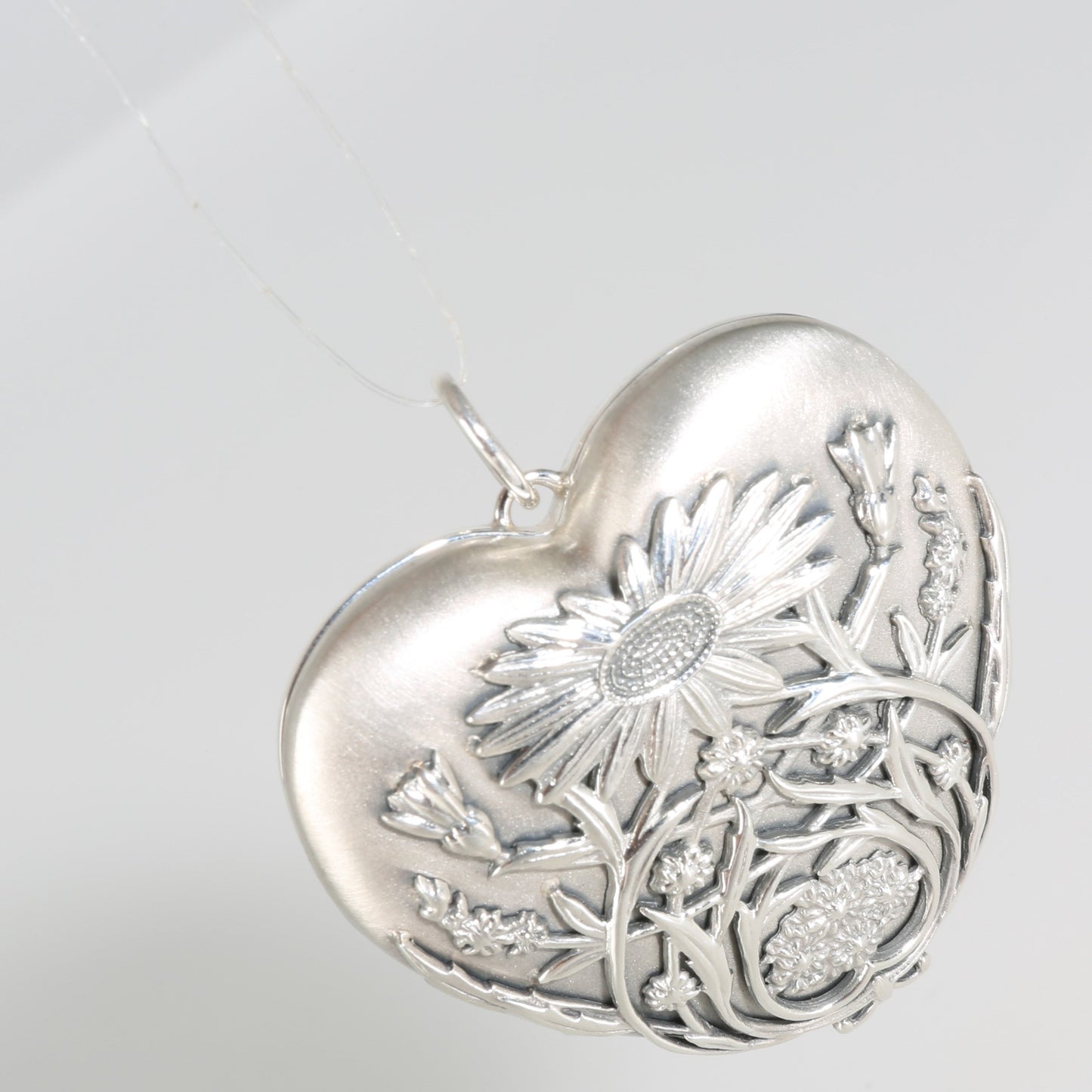 Ziegfeld Locket Pendant in Sterling Silver