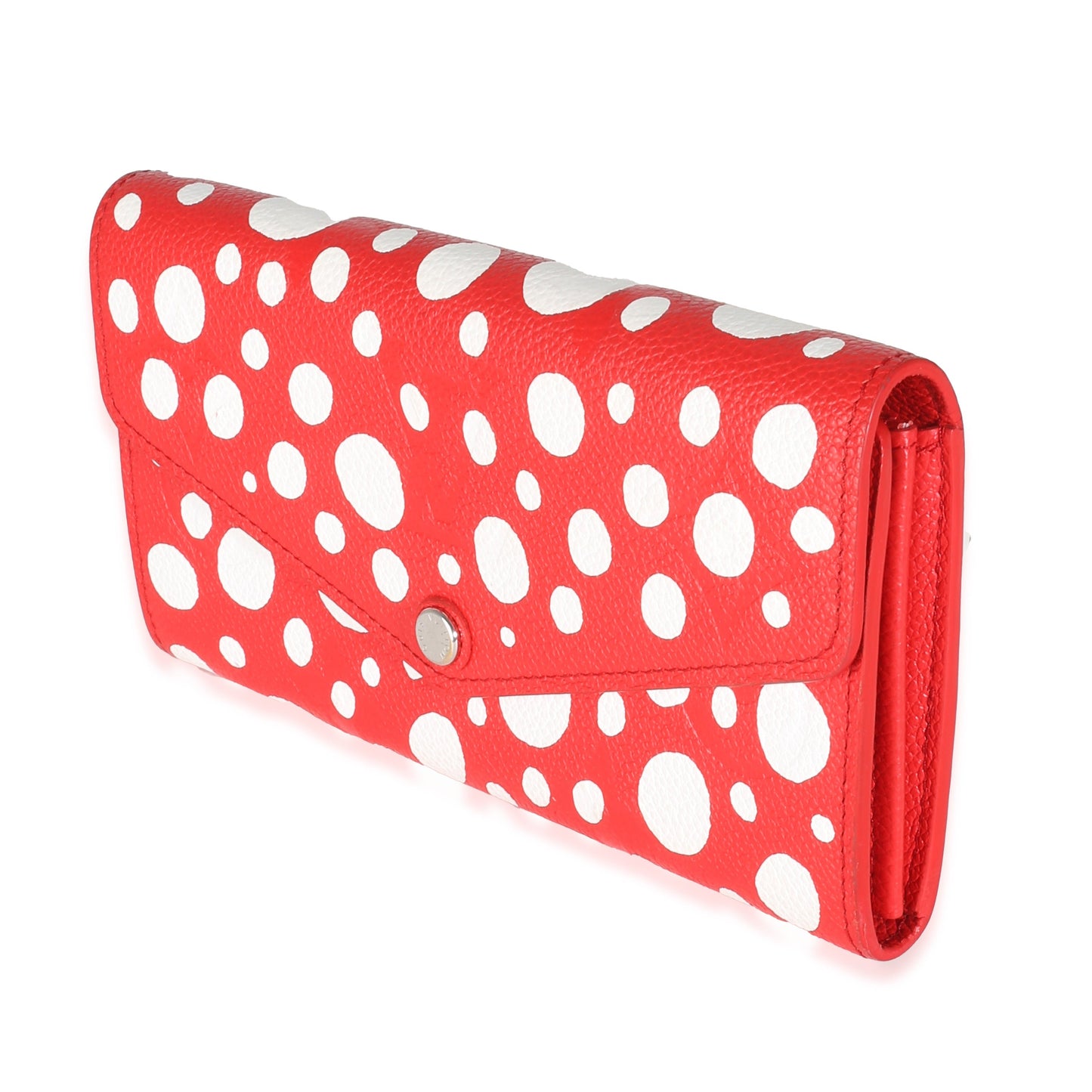 x Yayoi Kusama Red Dots Monogram Empreinte Sarah Wallet NM