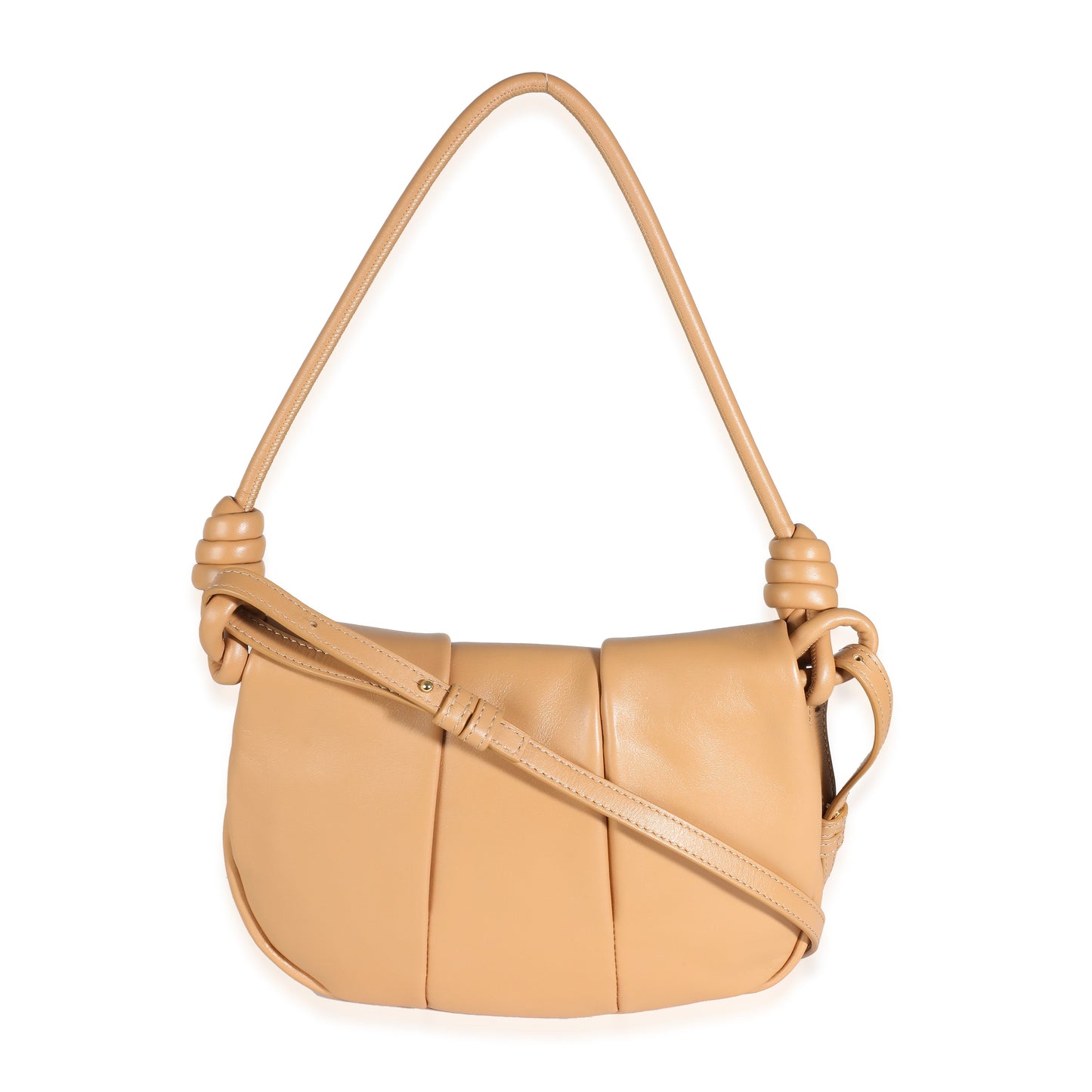 Tan Calfskin Nappa Paseo Satchel