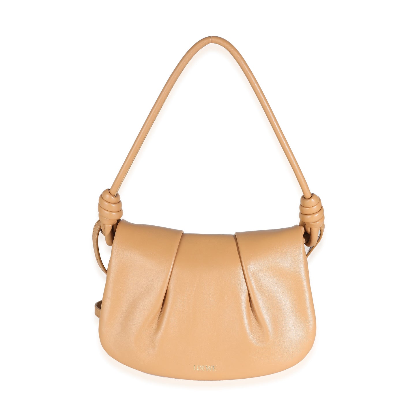 Tan Calfskin Nappa Paseo Satchel