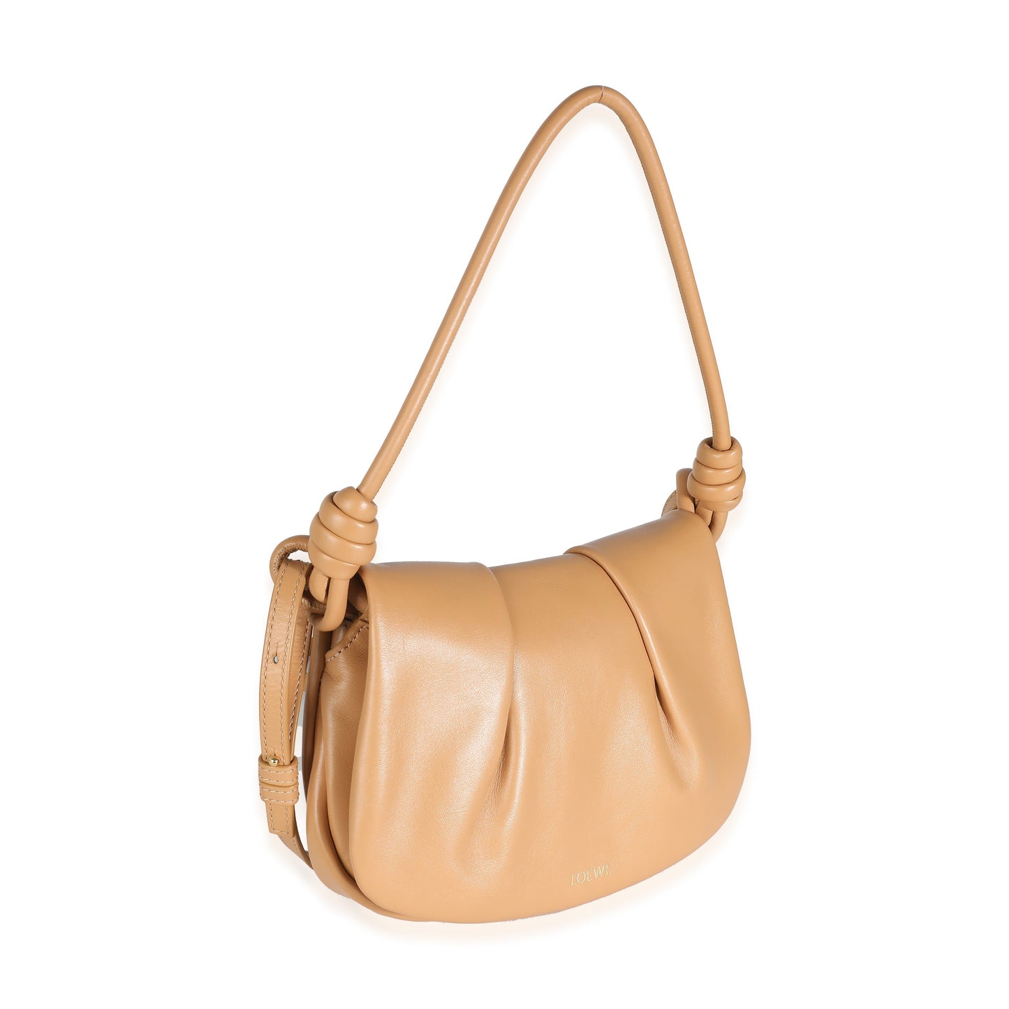 Tan Calfskin Nappa Paseo Satchel