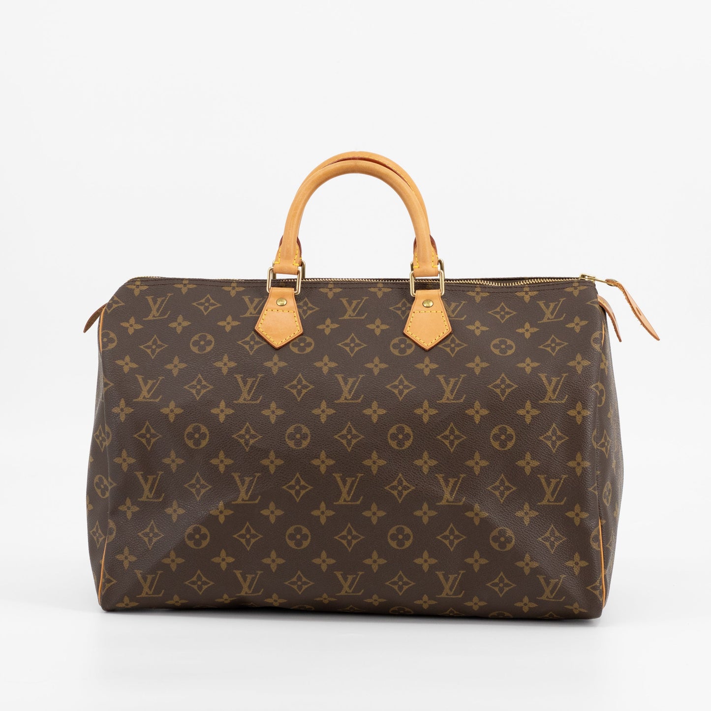 Louis Vuitton Monogram Brown Speedy 40 Handbag