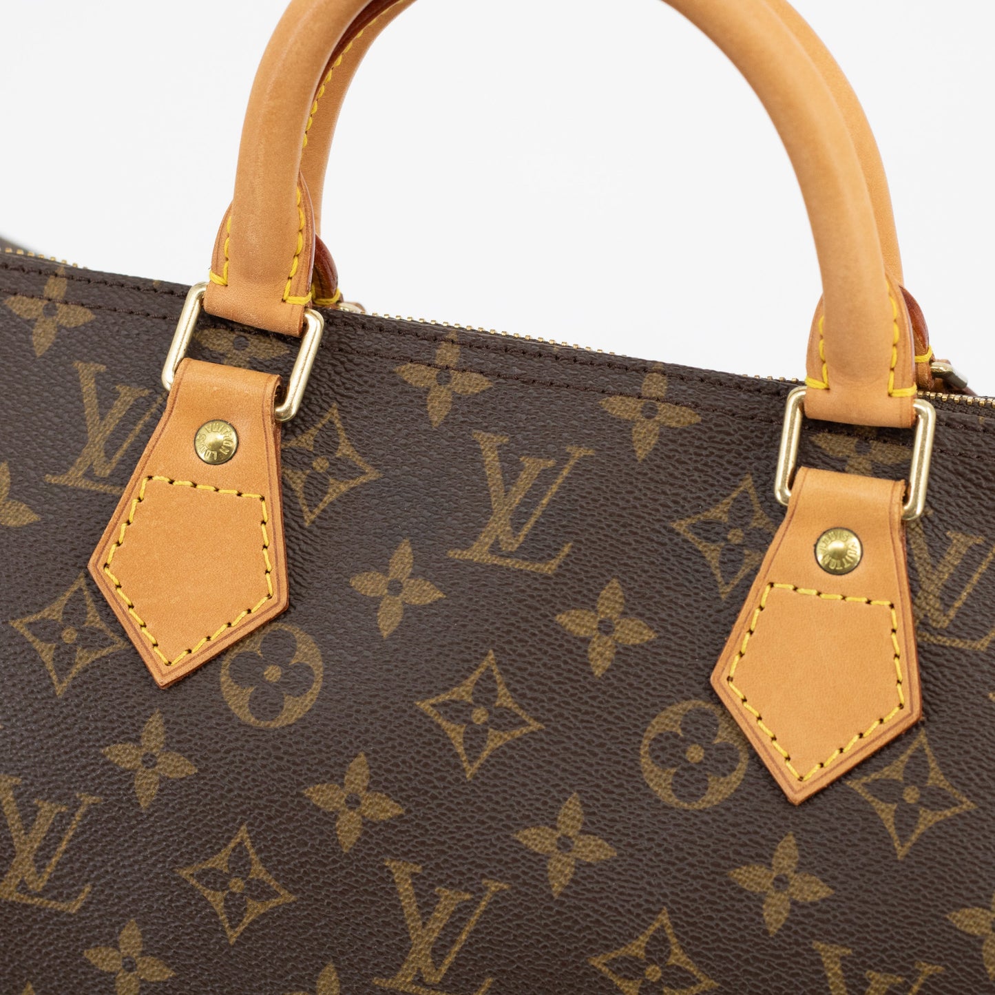 Louis Vuitton Monogram Brown Speedy 40 Handbag