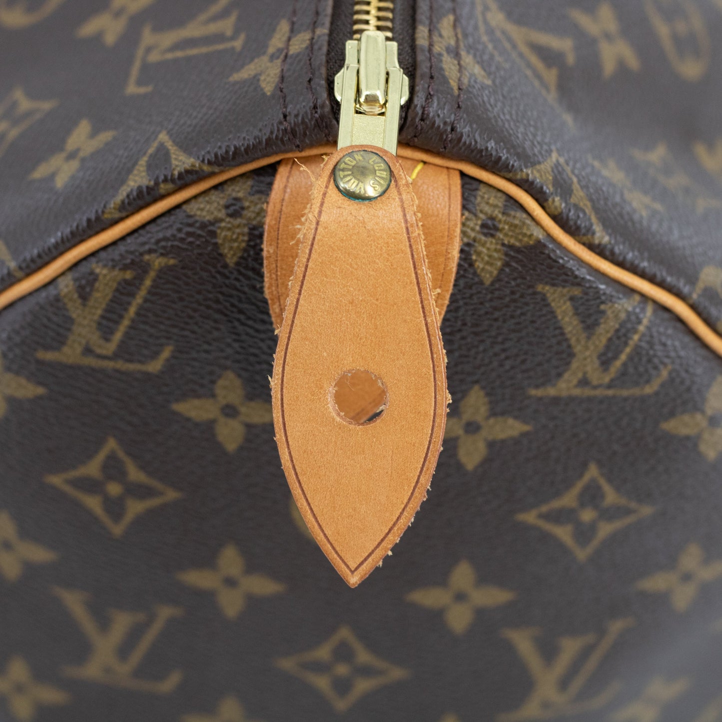 Louis Vuitton Monogram Brown Speedy 40 Handbag