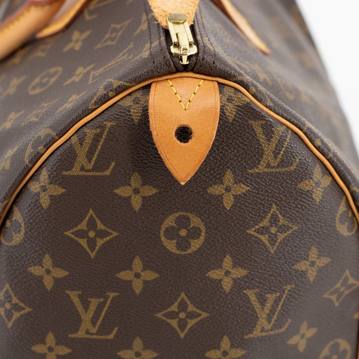 Louis Vuitton Monogram Brown Speedy 40 Handbag