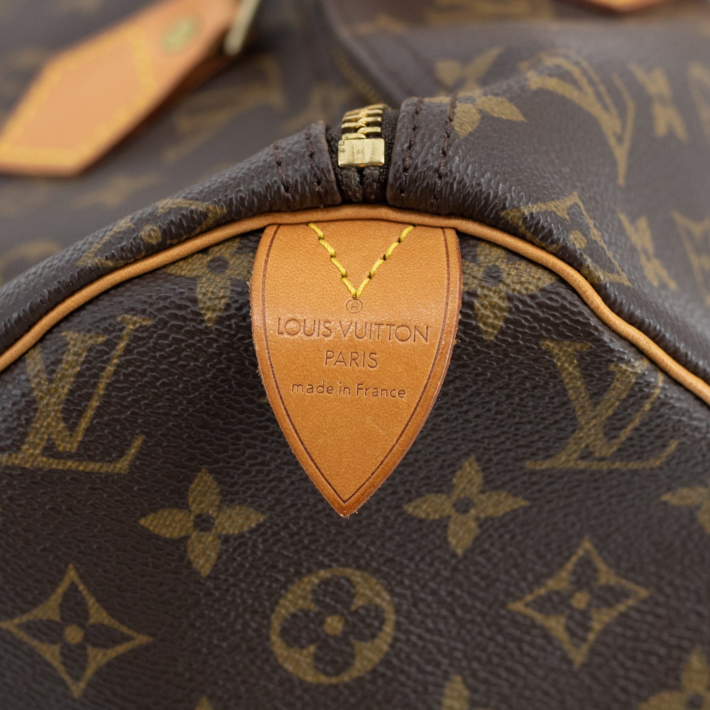 Louis Vuitton Monogram Brown Speedy 40 Handbag