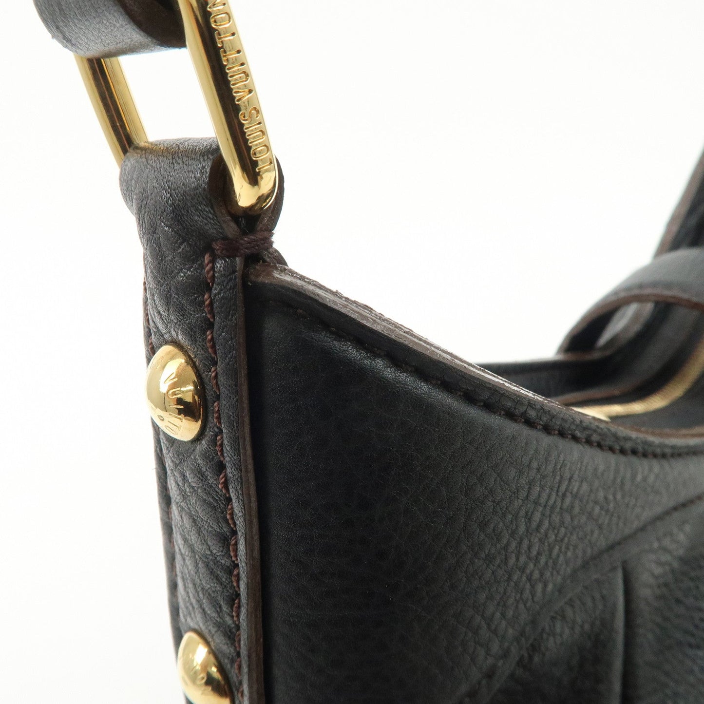 Louis Vuitton Monogram Mahina XS Shoulder Bag Black M95660