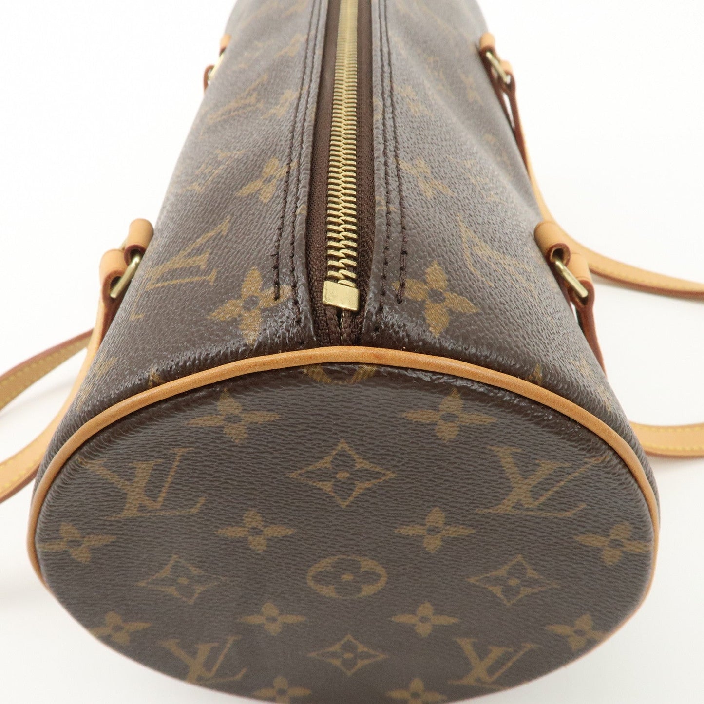 Louis Vuitton Monogram Papillon 30 Hand Bag Brown M51385