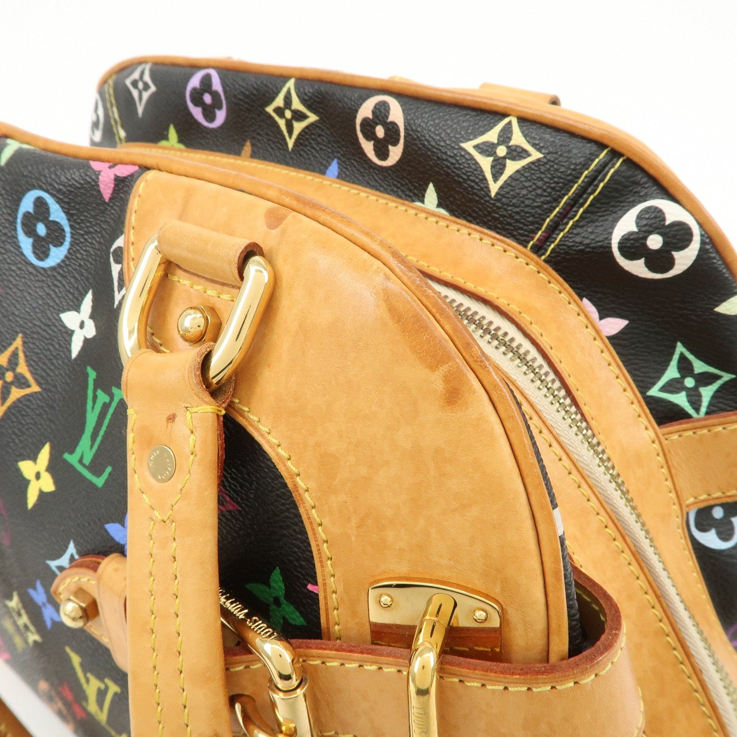 Louis Vuitton Monogram Multicolor Claudia Hand Bag M40194