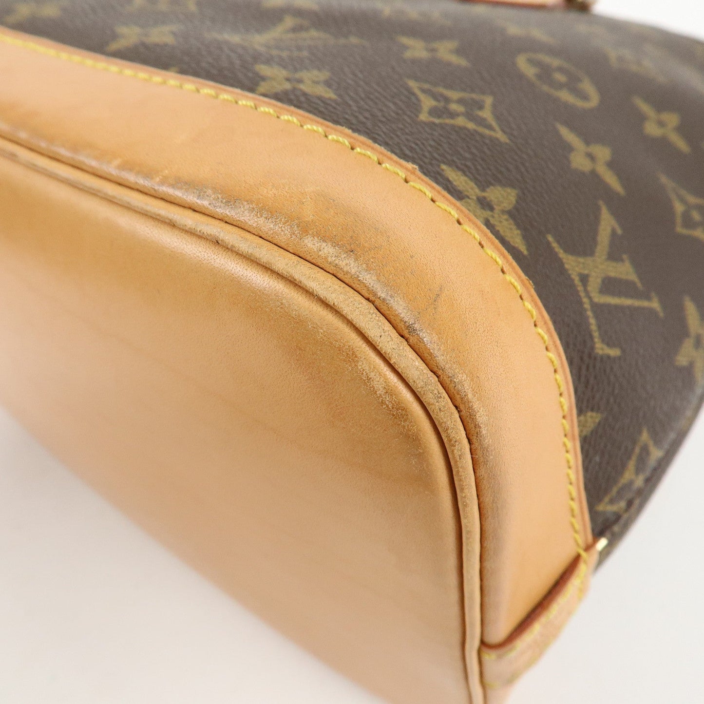 Louis Vuitton Monogram Alma Hand Bag Brown M51130