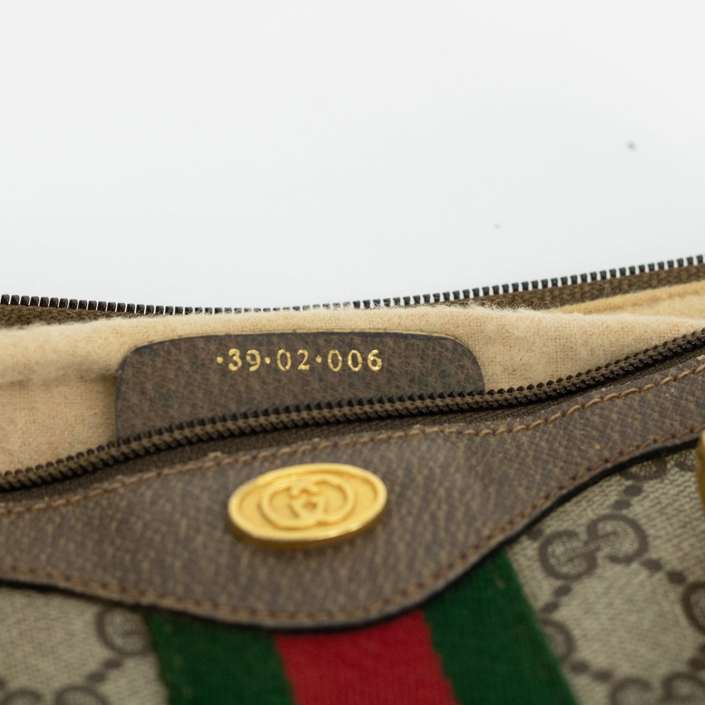 Gucci Brown Coated Canvas/Leather Sherrylne Boston Handbag