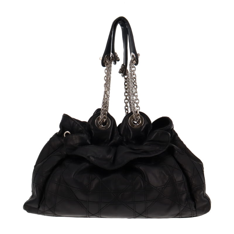 Dior Vintage Le Trente Black Lamb Shoulder Bag